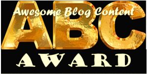 Awesome Blog Content Award